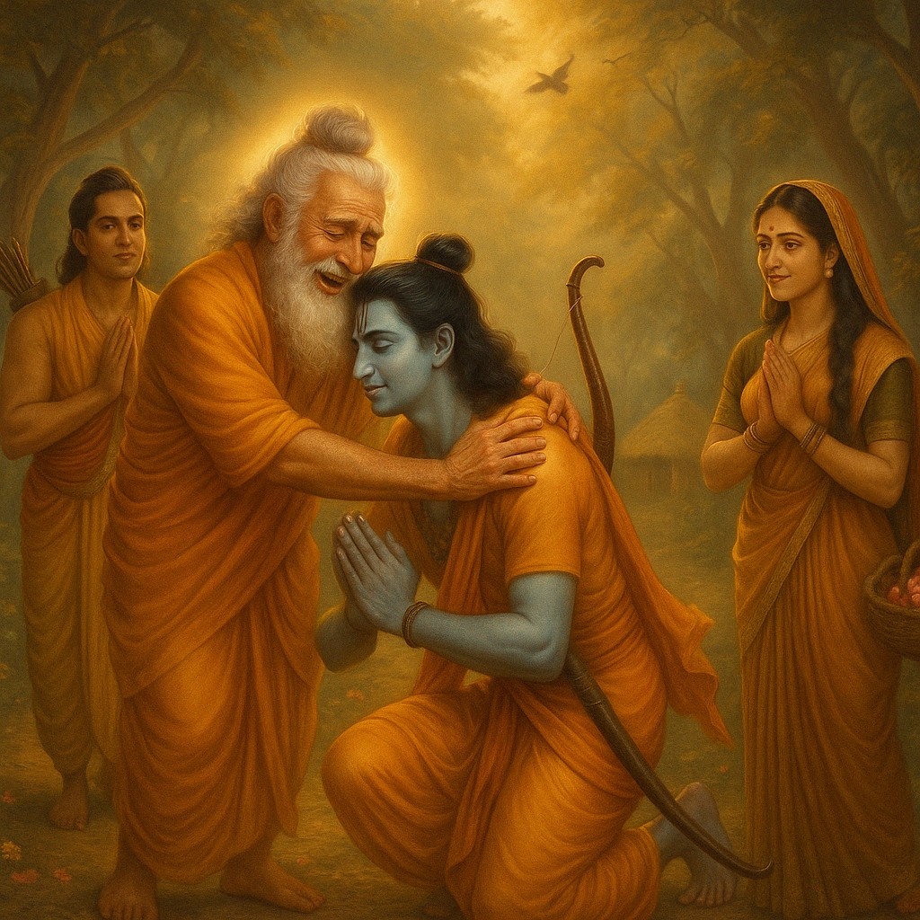 पढ़िए "अरण्यकाण्ड" का द्वितीय संस्करण: जब श्रीराम पहुँचे महर्षि अत्रि के आश्रम — और हुआ एक भावविह्वल मिलन!