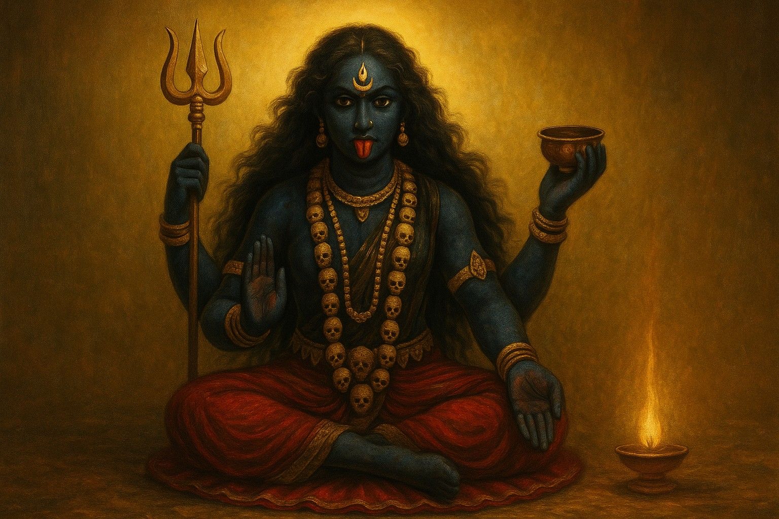 यह रहस्यमयी शाबर मंत्र देवी काली के प्रत्यक्ष दर्शन करवा सकता है — जानिए विधि !