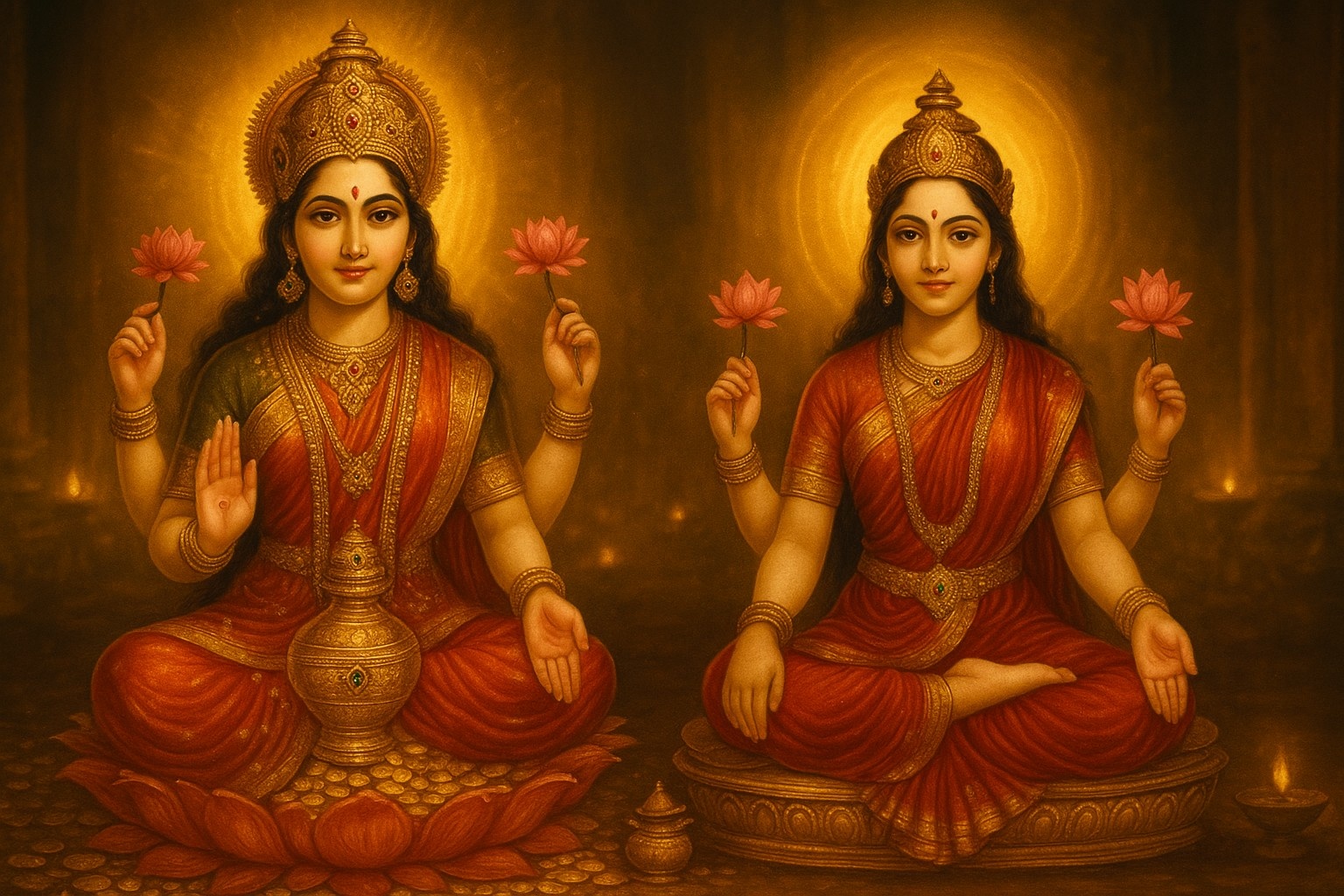 लक्ष्मी-कामाख्या शाबर मंत्र: दीपावली हेतु अक्षय धन साधना (विधि) !