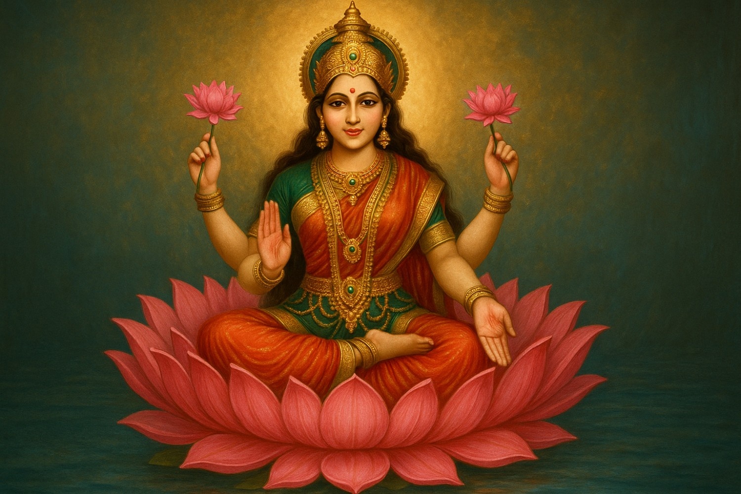 जानिए देवी लक्ष्मी जी के वे 108 नाम जो समृद्धि, शांति और शुभ ऊर्जा का आह्वान करते हैं – हर नाम स्वयं में एक मंत्र है।