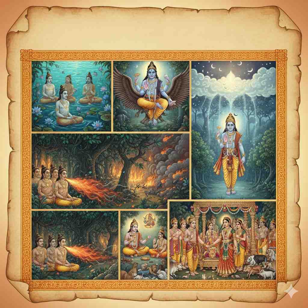 टाइटल: मैथुनी सृष्टि की शुरुआत: दक्ष का पुनर्जन्म (विष्णु पुराण-15)!