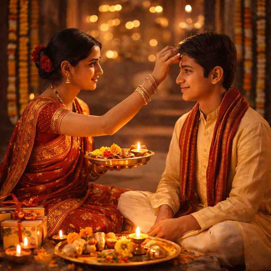 भैया दूज पूजा विधि: यम द्वितीया बहन-भाई पूजन की शास्त्रसम्मत विधि