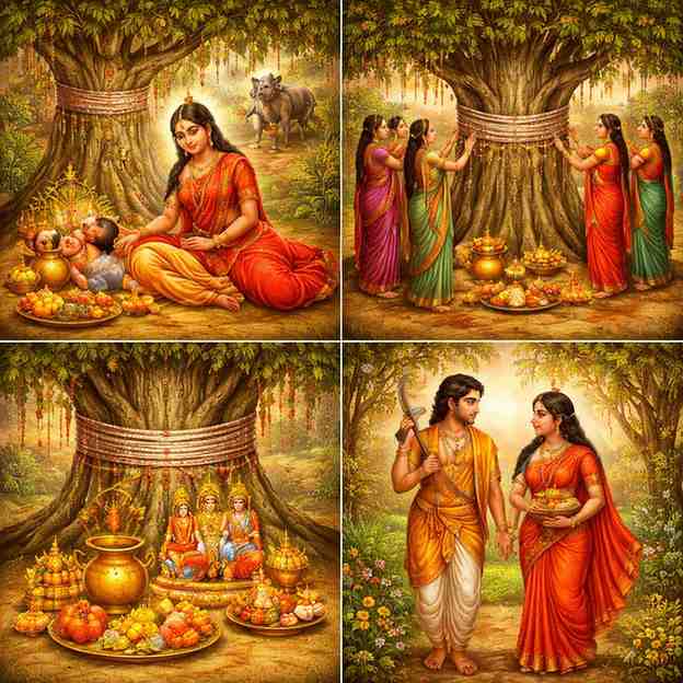 वट सावित्री व्रत पूजा विधि: शास्त्रसम्मत पूजा-विधि एवं अनुष्ठानिक विश्लेषण