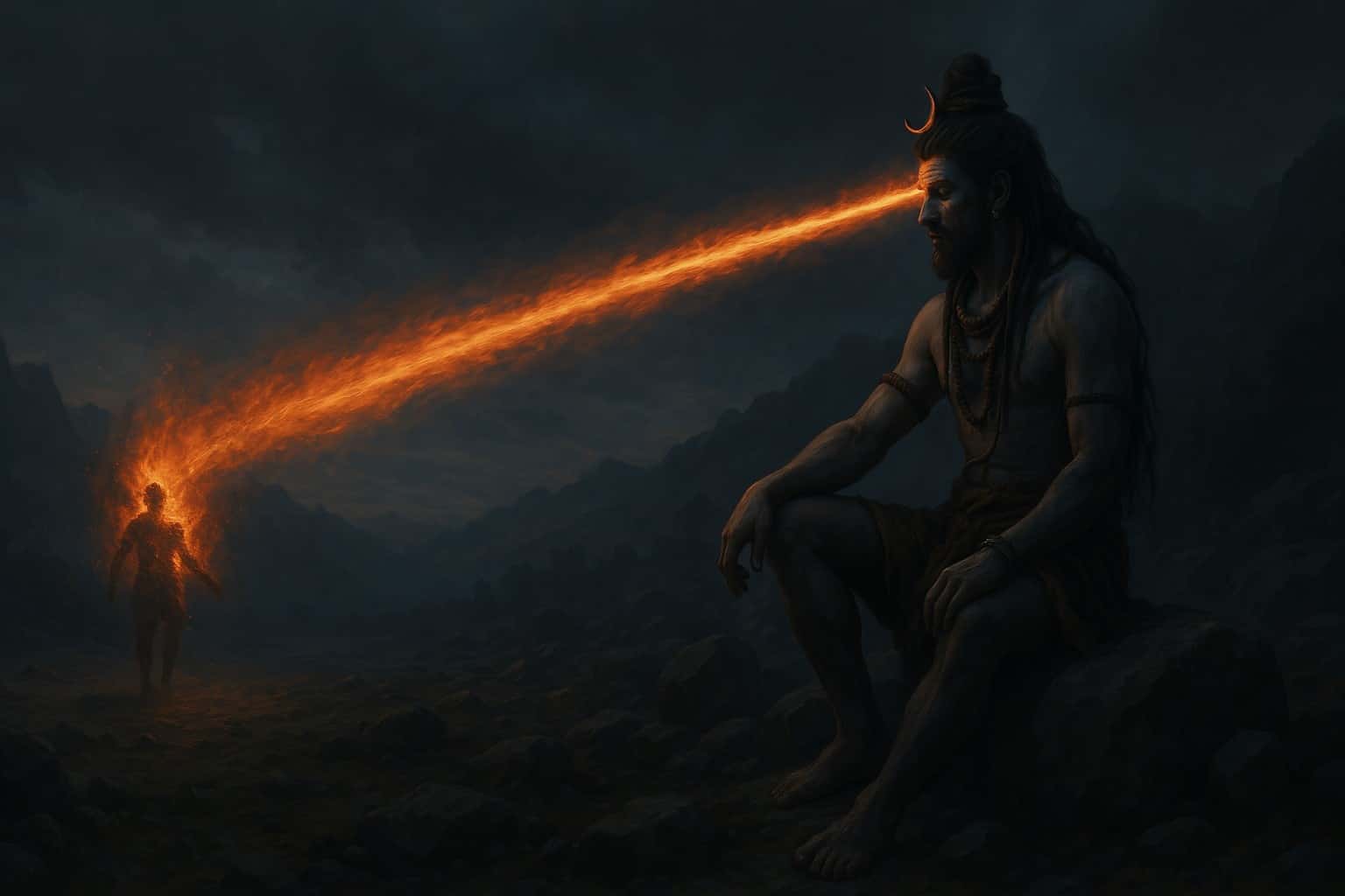 कामदेव दहन: शिव की समाधि और तीसरे नेत्र का रहस्य !