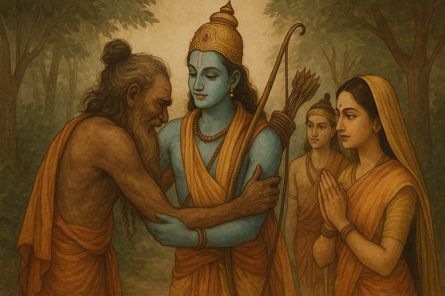 पढ़िए अरण्य कांड भाग 7 – जब श्रीराम मिले सुतीक्ष्ण मुनि से और लिया पृथ्वी को राक्षसों से मुक्त करने का संकल्प !