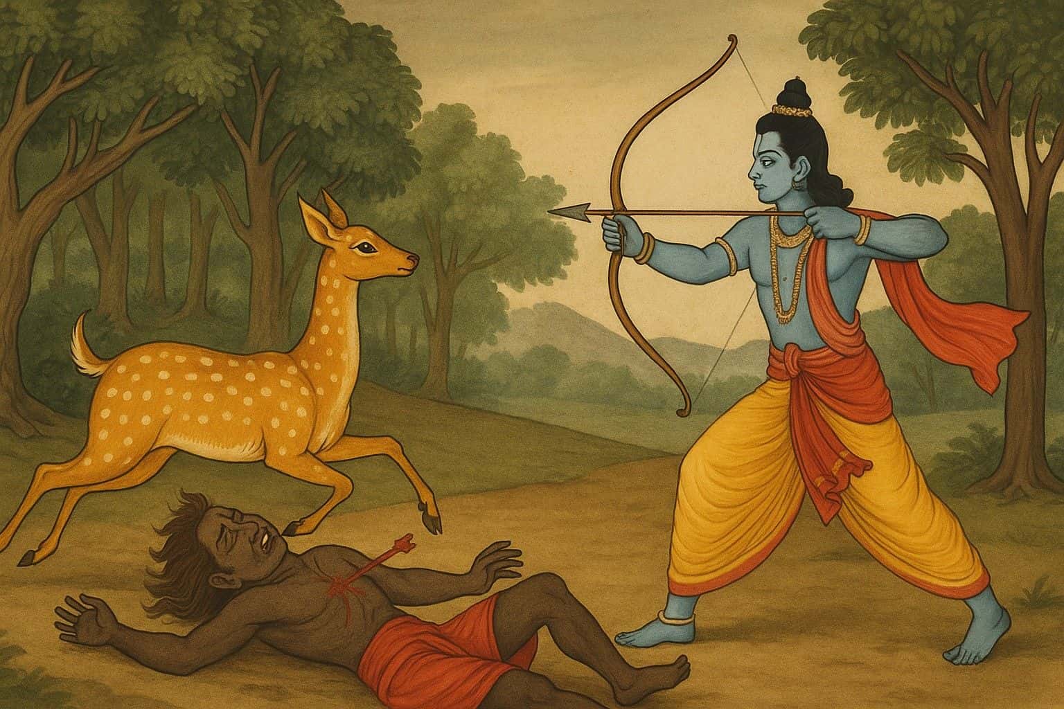 पढ़िए अरण्यकांड भाग 9 – मारीच की माया, स्वर्ण मृग की अद्भुत लीला और रावण का कपटपूर्ण षड्यंत्र !