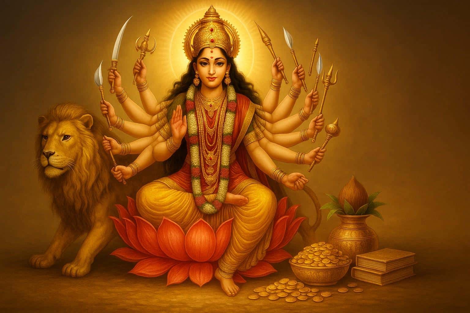 दुर्गा शाबर मंत्र: धन, नौकरी व व्यापार सिद्धि (अचूक उपाय) !