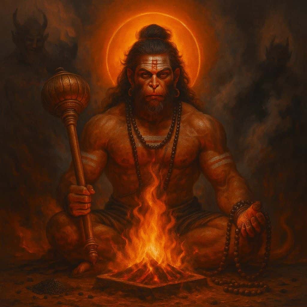 हनुमान जी का गुप्त शाबर मंत्र: 3 दिन में शत्रु और रोग का नाश!