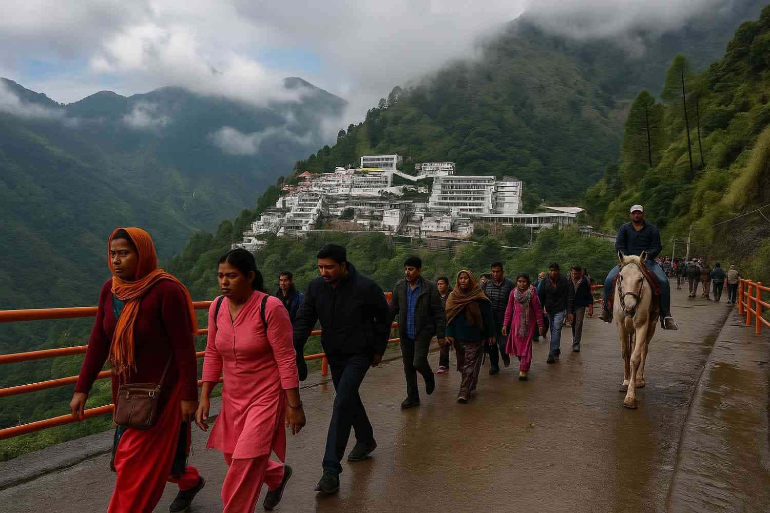 वैष्णो देवी यात्रा 22 दिन बाद पुनः शुरू, भूस्खलन में 34 श्रद्धालुओं की मौत के बाद प्रशासन सतर्क