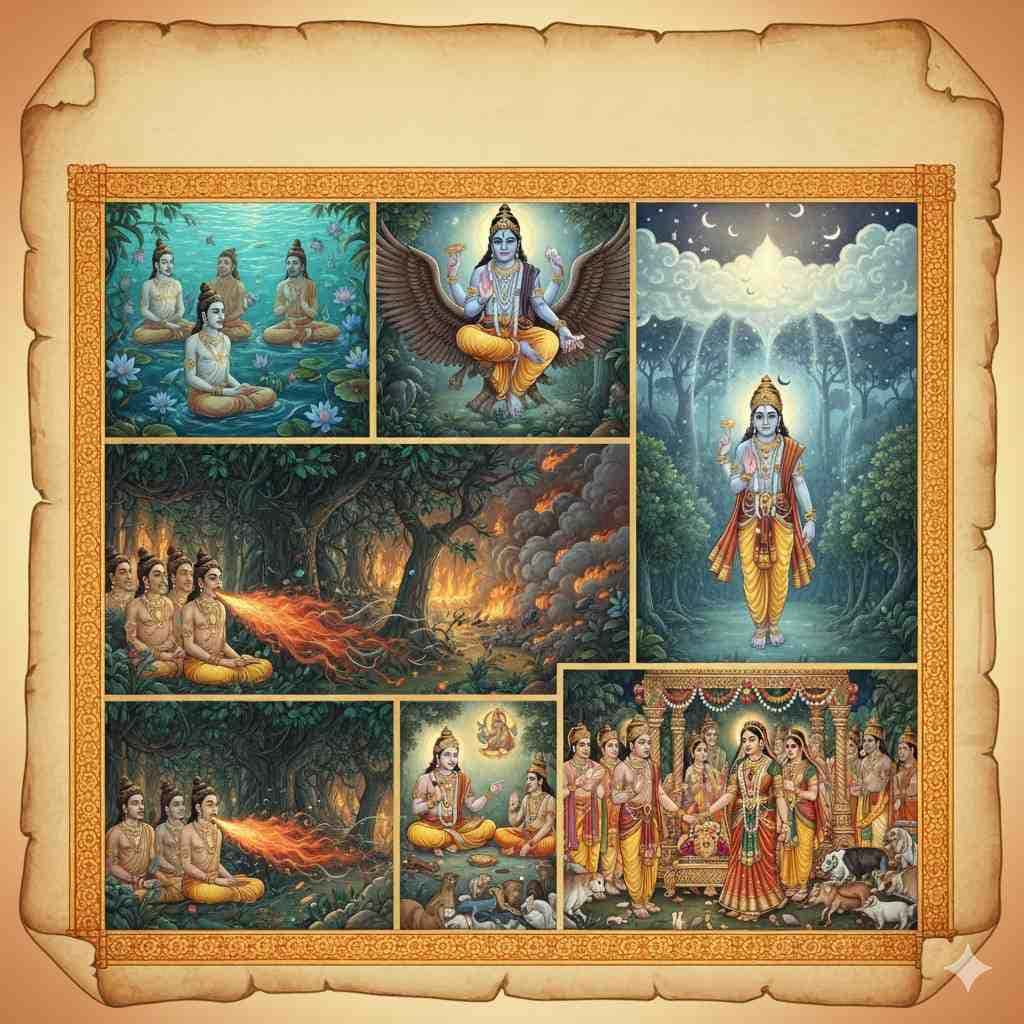 टाइटल: मैथुनी सृष्टि की शुरुआत: दक्ष का पुनर्जन्म (विष्णु पुराण-15)!