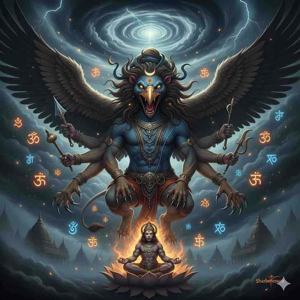 सबसे शक्तिशाली रक्षा कवच: शरभेश्वर मंत्र साधना (शत्रु और तंत्र बाधा नाश)!