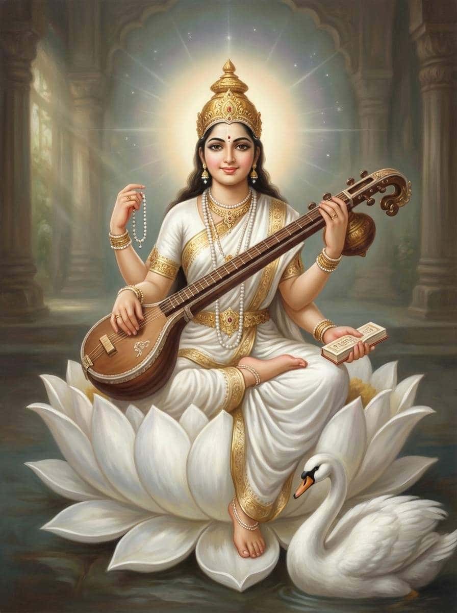 श्री सरस्वती स्तोत्रम्: याज्ञवल्क्य कृत विश्वजय पाठ और विधि !