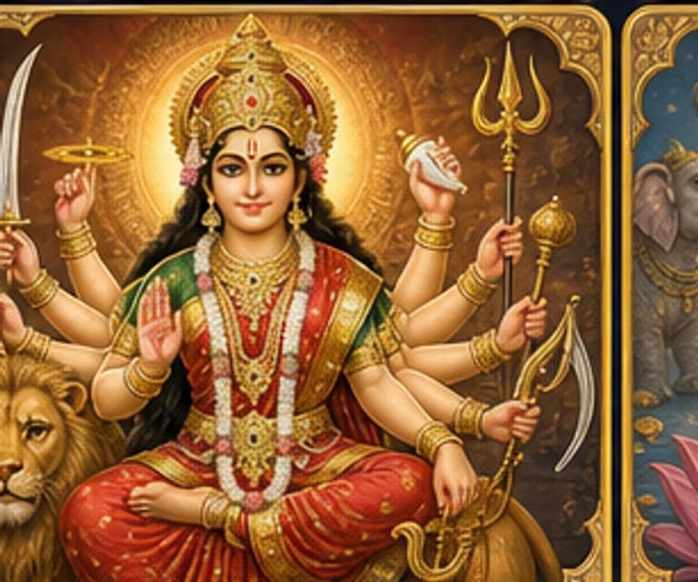माँ दुर्गा सहस्रनामावली चित्र