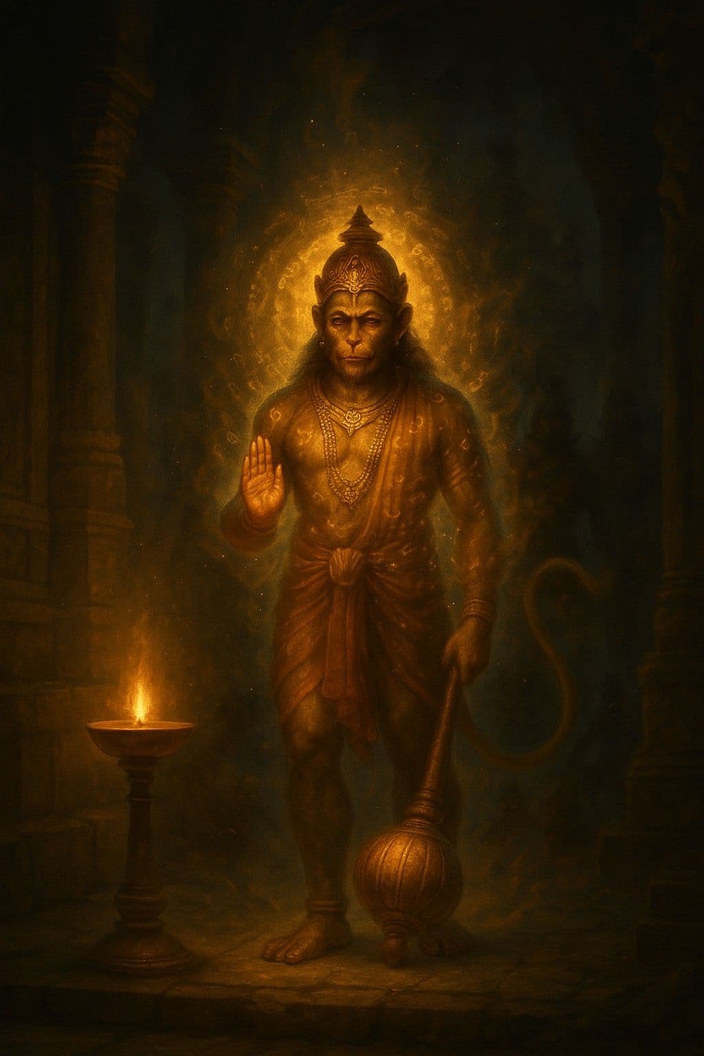 हनुमान कवच: 7 दिन में 'शत्रु-नाश' और भूत-प्रेत से मुक्ति (नारद पुराण)!