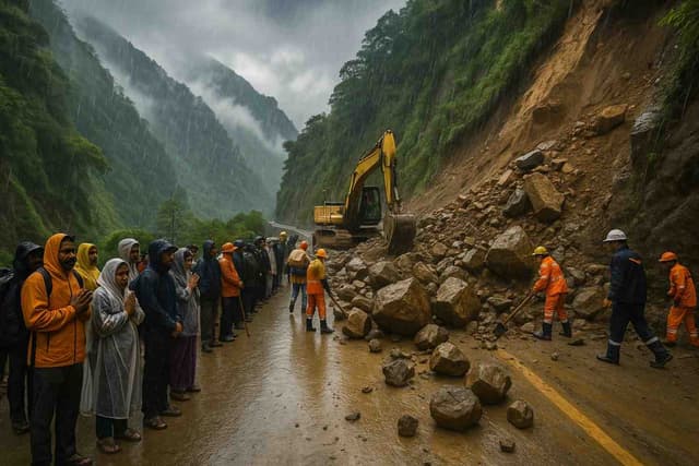 चारधाम यात्रा पर भारी बारिश का कहर: भूस्खलन से मार्ग बाधित, प्रशासन ने यात्रा 5 सितंबर तक रोकी