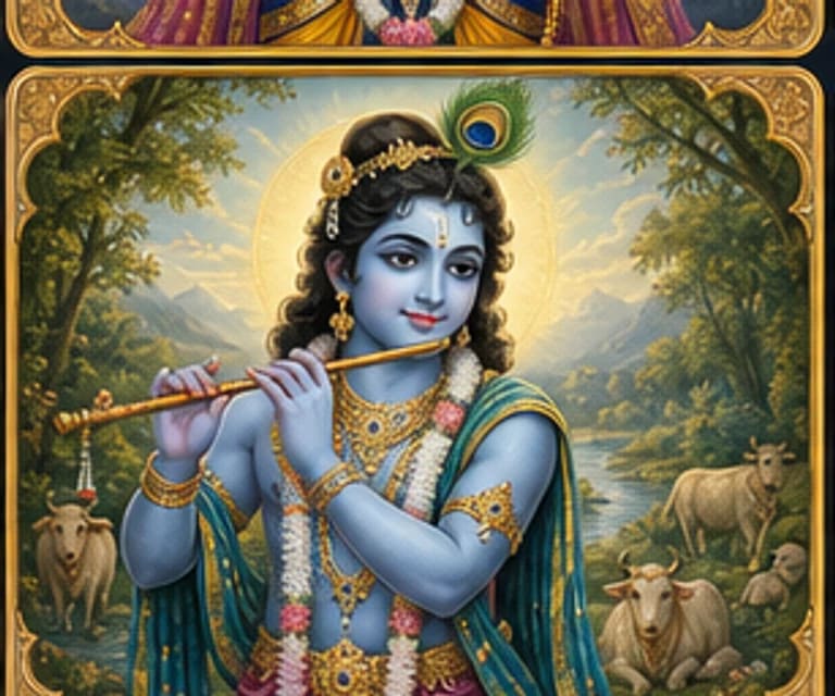 श्री कृष्ण सहस्रनामावली चित्र