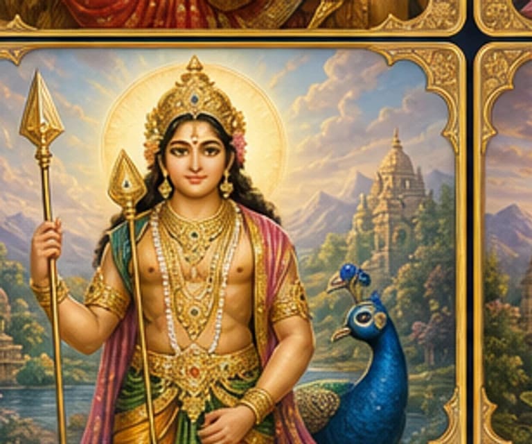 श्री सुब्रह्मण्य / कार्तिकेय सहस्रनामावली चित्र