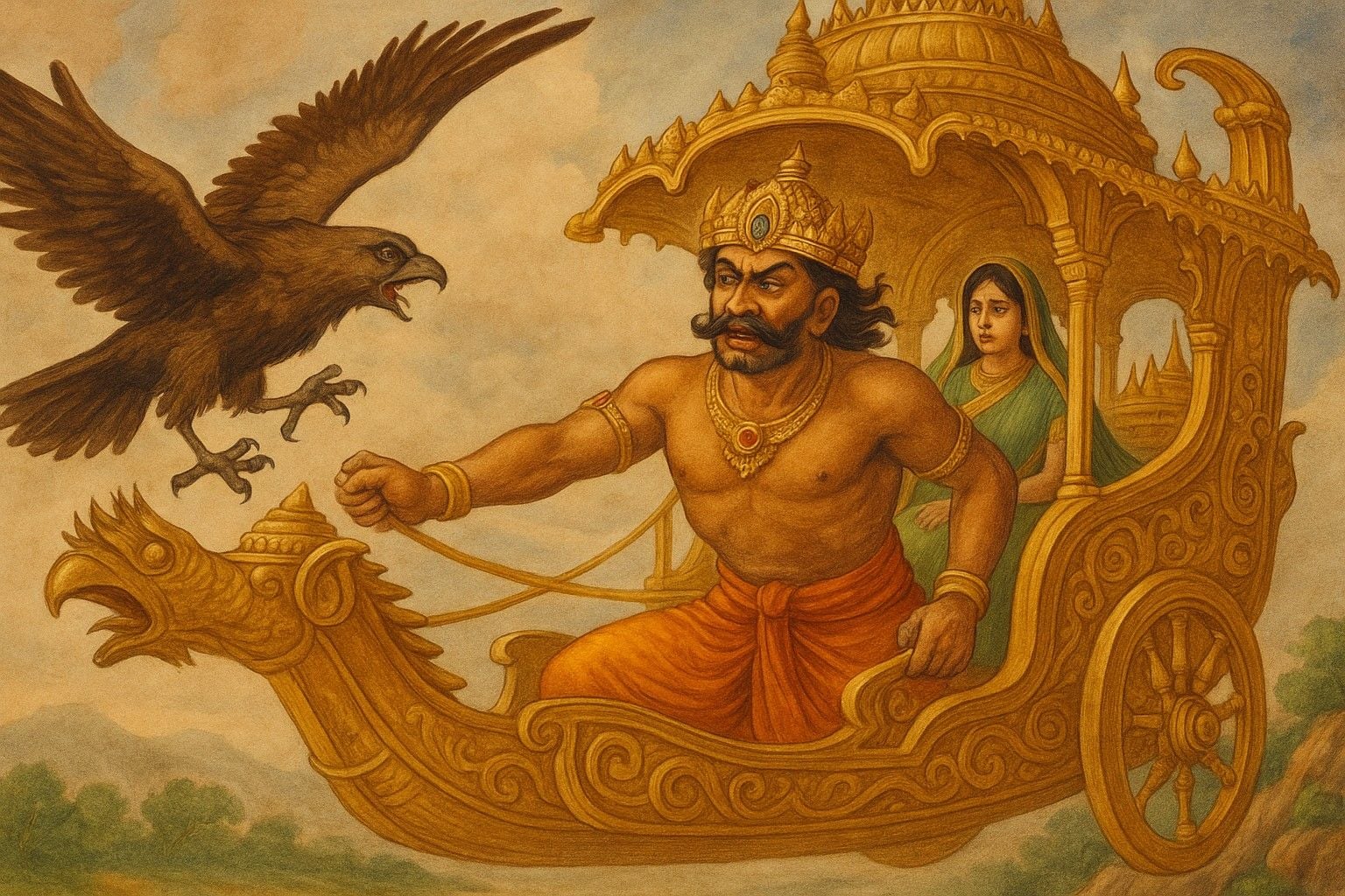 पढ़िए – अरण्यकांड भाग 10: रावण का आकाशमार्ग से देवी सीता का छल से हरण और जटायु संग महायुद्ध !