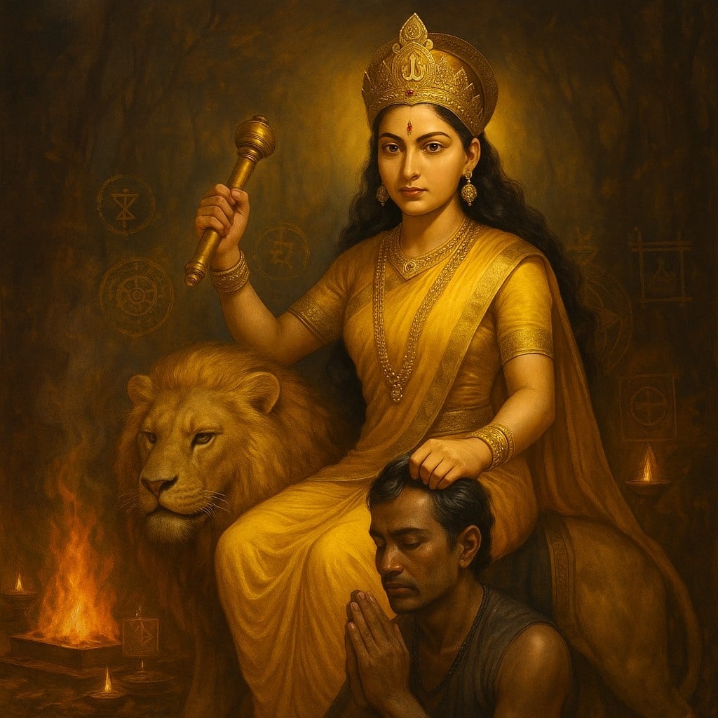 बगलामुखी 36 अक्षरी मंत्र: शत्रु विजय व रक्षा का ब्रह्मास्त्र !