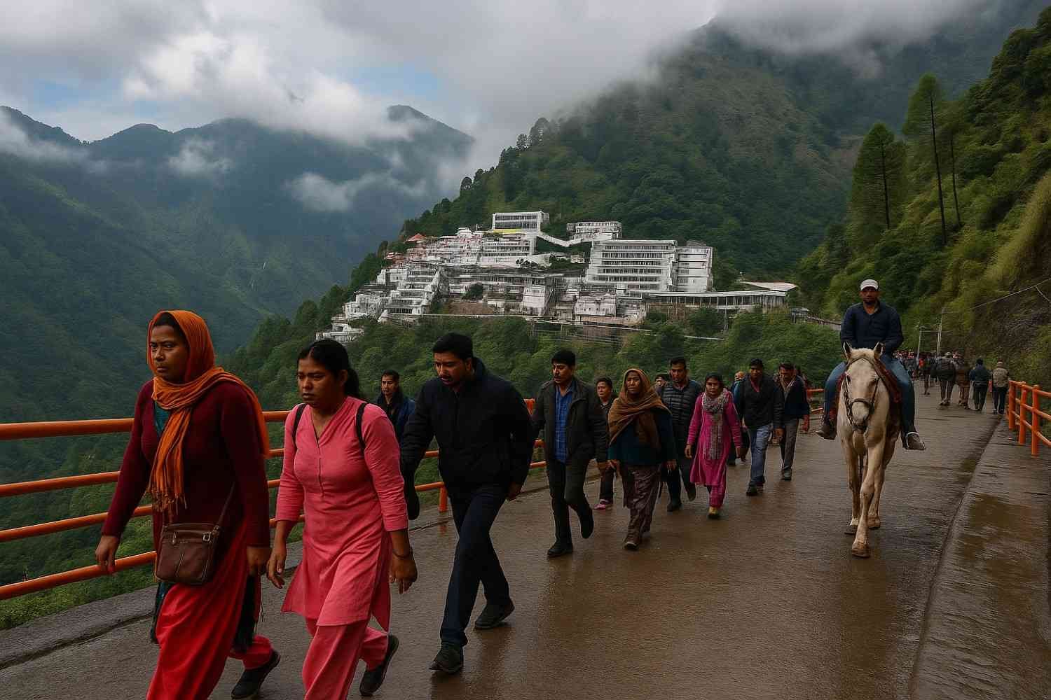 वैष्णो देवी यात्रा 22 दिन बाद पुनः शुरू, भूस्खलन में 34 श्रद्धालुओं की मौत के बाद प्रशासन सतर्क