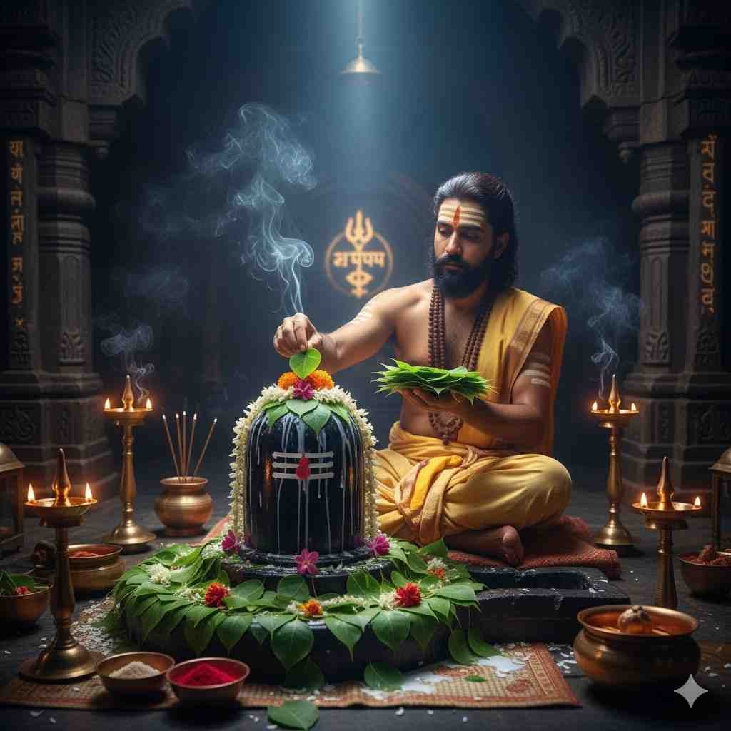 सावधान! शिवलिंग पर बेलपत्र चढ़ाते समय न करें ये गलती (बिल्वाष्टकम् नियम)!