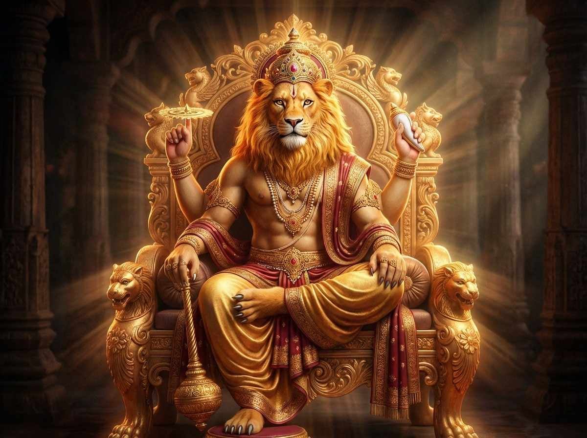 श्री नृसिंह आरती: संस्कृत व हिंदी पाठ और प्रदोष विधि !