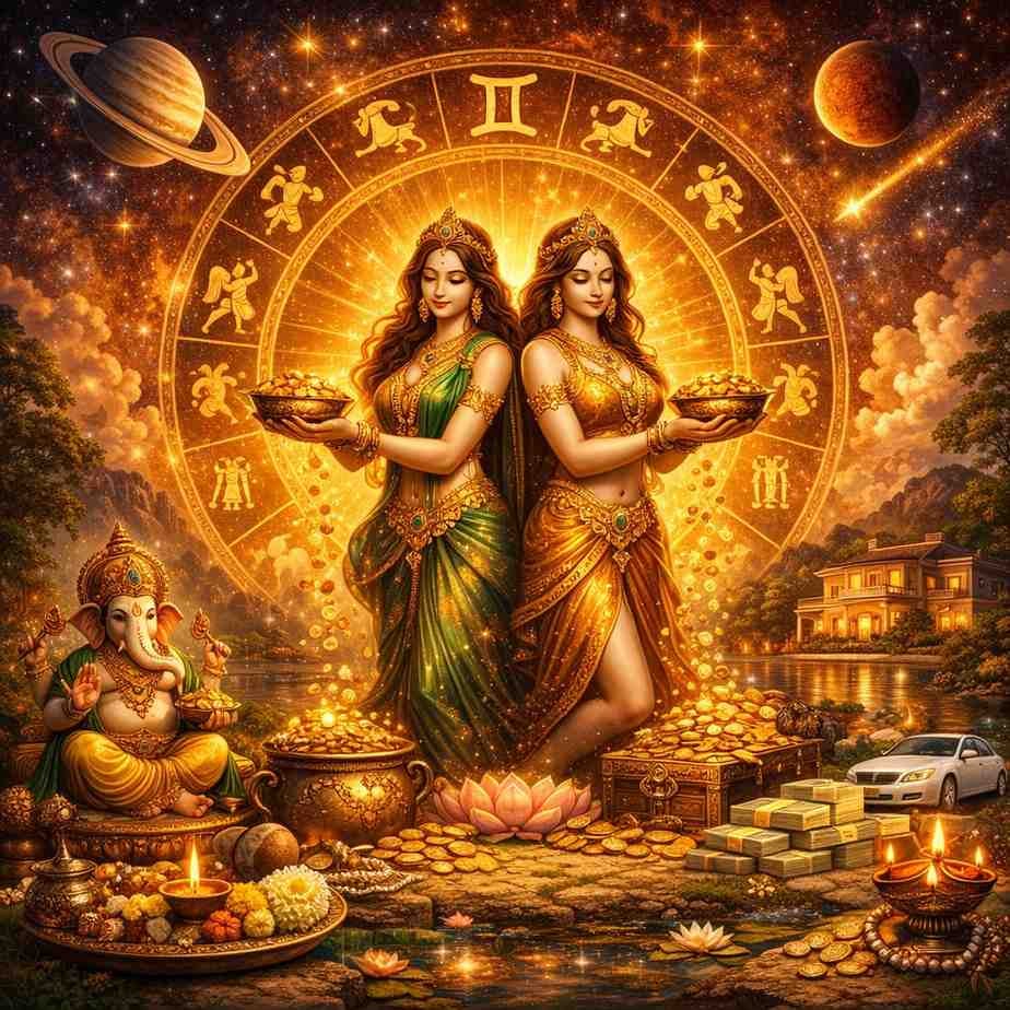 मिथुन राशिफल 2026: महालक्ष्मी योग और धन वर्षा !