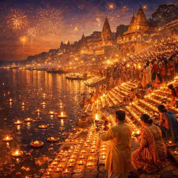 देव दीपावली पूजा विधि: कार्तिक पूर्णिमा पर काशी एवं गंगा तट पर शास्त्रसम्मत दीपोत्सव