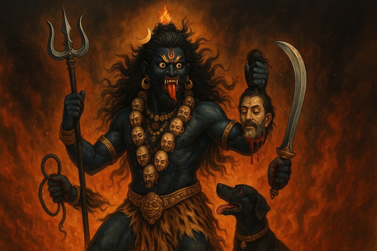 काल भैरव: शिव का रौद्र अवतार और नकारात्मकता नाश की कथा !