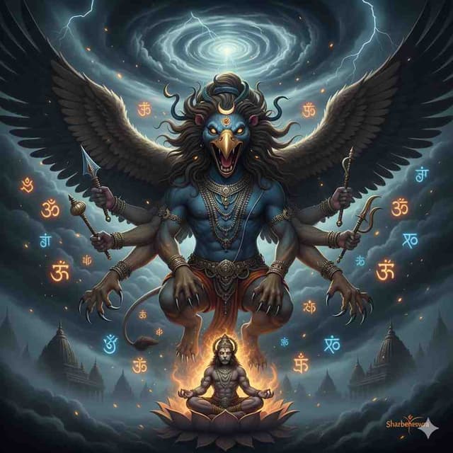 सबसे शक्तिशाली रक्षा कवच: शरभेश्वर मंत्र साधना (शत्रु और तंत्र बाधा नाश)!