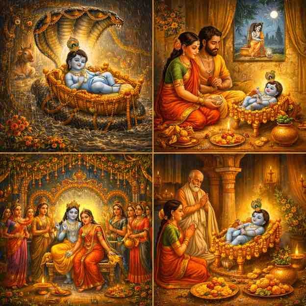 श्रीकृष्ण जन्माष्टमी पूजा विधि: शास्त्रसम्मत अनुष्ठानिक विधि एवं विस्तृत शोध