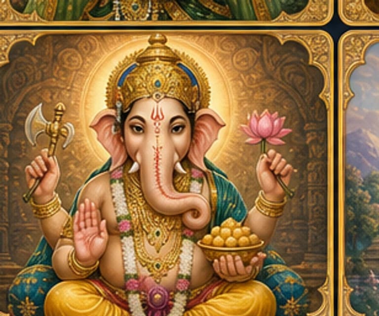 श्री गणेश सहस्रनामावली चित्र