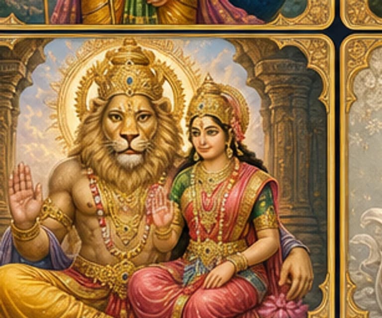 श्री लक्ष्मी नरसिंह सहस्रनामावली चित्र