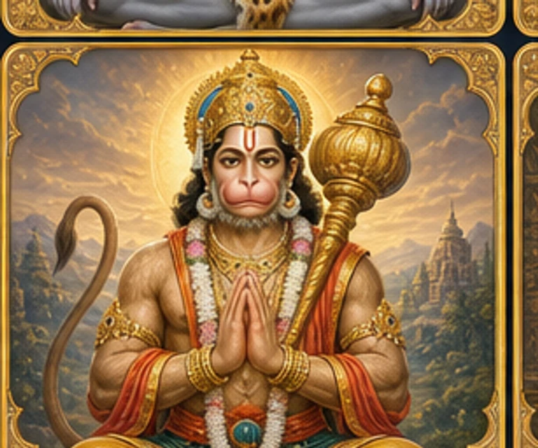 श्री हनुमान सहस्रनामावली चित्र